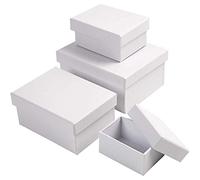 Creativ 264050 Multipurpose Rectangular Gift Boxes, Suitable for Arts and Crafts
