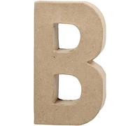 Creativ 26601 20.5 cm 1-Piece Papier Mache Letter B, Beige One size B