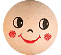 Creativ 542220 - Facce in cotone, diametro: 22 mm, confezione da 10