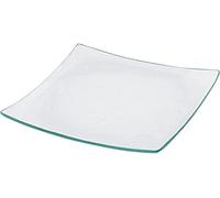 Creativ 55775 Piatto in vetro, dimensioni 11,5x11,5 cm, quadrato, 12 pz