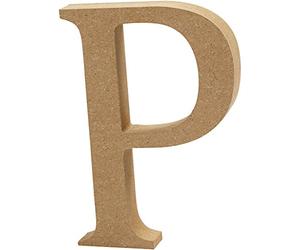 Creativ 56325 Lettera in legno, P, taglia unica
