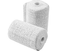 Creativ 78913 - Fasciatura in gesso, L: 2,7 m, larghezza: 7,5 cm, 2 rotoli, colore: Grigio