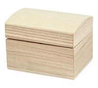 Creativ - Bauletto in legno di paulownia, 8 x 6 x 4,5 cm