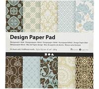 Creativ Cartoncino e carta fantasia, celeste e marrone, taglia unica