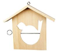 Creativ - Casetta per uccelli con spuntone in metallo per la frutta, 1 pz