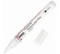 Creativ Company 1-pezzo di vetro e porcellana Marcatori, Bianco