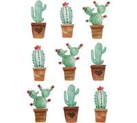 Creativ Company 27091 Carta Marrone, Verde, Rosso 9pezzo(i) sticker decorativi