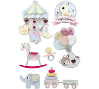 Creativ Company 27095 Carta Assorted colours 8pezzo(i) sticker decorativi