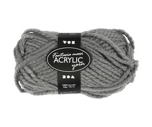 Creativ Company 50 pezzi fantasia filo acrilico, grigio