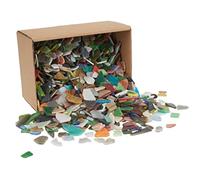 Creativ Company, 55527, Mosaico, misura 8-20 mm, colori assortiti, 2 kg - NUOVO