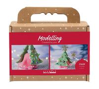 Creativ Company 977829 Christmas Tree Monster Modelling Decoration Mini Craft Se