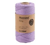 Creativ Company CC Macramé Koord 2 mm 198 m Paars