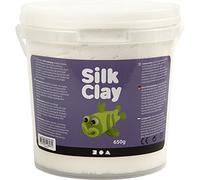 Creativ Company - Creta da modellare Silk Clay, 650 g bianco
