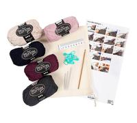 Creativ Company Crochet Starter Craft Set - Perfect Complete Set for Beginners to Learn Crochet