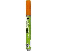 Creativ Company Glass & Porcelain Markers, Orange, One Size
