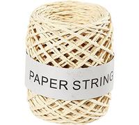 Creativ Company, Gomitolo di filo di carta, colore: Beige, 50 m