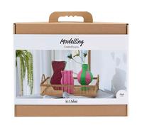 Creativ Company hobby set papier-mâché vases DIY craft set colorful