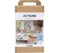 Creativ Company hobbyset oliepastel bloemen 24 kleuren creatief tekenen