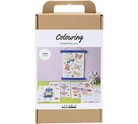 Creativ Company painting by numbers hobby set butterfly and robot markers