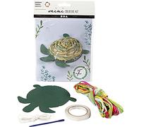 Creativ Company Recycling Mini kit creativo - Kit fai da te Tema: Mondo subacqueo/Sostenibilità, motivo tartaruga, confezione del prodotto inclusa