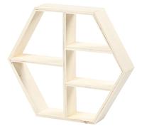 Mensola in legno, Mensola, H: 25 cm, l: 28,5 cm, compensato, 1pz, P 5 cm