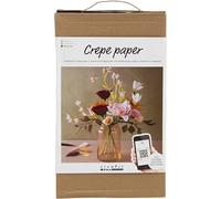 Craft Kit Crepe Paper, Bouquet, Crêpe Ratio: 180%, 105 g, 1 Pack