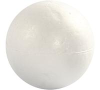 Creativ - Confezione da 5 sfere in polistirolo da 10 cm, per Natale