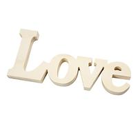 Creativ - Elemento decorativo in legno, scritta "Love", 23 x 10 cm, 1 pz
