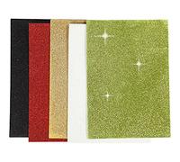 Creativ Fogli di gomma muschio, Blacklight greenwhitegoldred, taglia unica