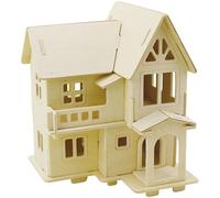 Creativ Kit Costruzioni 3D In Legno Per Case Bambole DIY - Puzzle & Decor