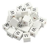 Creativ Lettera perline, bianco, taglia unica