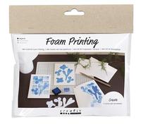 Creativ Mini Craft Kit Foam Printing, white, off white, 1 pack