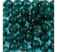 Creativ Perline in vetro acrilico, verde, taglia unica