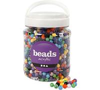 Creativ - Perline per pony, 8 mm, 500 g, colori assortiti