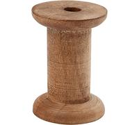 Creativ - Set di 10 rocchetti in legno, 70 x 30 mm, diametro foro: 10 mm - NUOVO