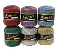 Creativ Special Effects - Filato silvergoldredgreenlight bluepurple, taglia unica