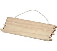 Creativ - Targa di legno con bordi seghettati