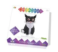 CreativaMente- Creagami Gatto Anime Gioco di Creativita Origami Modulari, Multicolore, 733