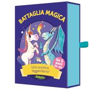 CreativaMente Battaglia Magica, Gioco di Carte con Creature Leggendarie, Unicorni e Draghi, 2-4 Giocatori, da 5 Anni in su