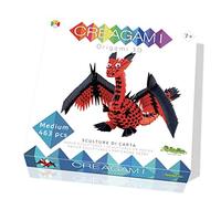 CreativaMente- Creagami Drago Gioco di Creativita Origami Modulari, Multicolore, One Size, 723
