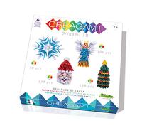 CreativaMente- Creagami-Kit Natale-Gioco in Scatola, Colori Assortiti, 725