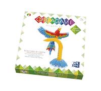 CreativaMente- Creagami-Pappagallo-Gioco in Scatola, Multicolore, 713
