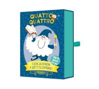 CreativaMente Quatto Quattro, Gioco di Carte, Un gioco di velocità e astuzia, per Bambini da 4 Anni in su