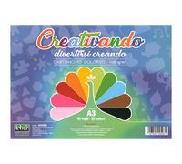 Creativando 10 cartoncini colorati A3