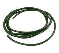CreativCompany Cinturino in Pelle, Spessore 4 mm, Verde, 2 m
