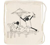Creative 499654 - Borsa con coulisse, Shaun la pecora e Bitzer, dimensioni: 37 x 40 cm