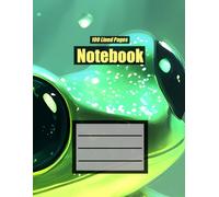 Creative Africa Space's Green Frog Notebook, 100 Lined Pages, 8.5' x 11': For work, study, journaling, note taking, and whatever else you want to write.