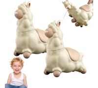 Creative Alpaca Water Gun Toys, Cute Cartoon Water Sprinklers Outdoor Toy - Playful Design, Handheld Waters Toys with 45° Rotating Head, Mini Animal Pool Toy, for Party Beach Entertainment (2pcs)