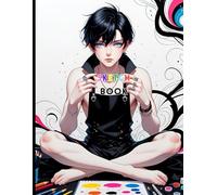Creative Anime Boy Sketchbook: Creative Anime Boy Sketchbook Cover, 112 Pages, 8.5 x 11 Page Size, 110 Blank Pages, Drawing Background and Anime Art Boy Sketchbook For All.