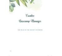 Creative Basecamp Manager: Your Ultimate Household Organizer for a Stress-Free, Seamless Year